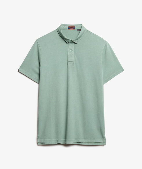 Superdry Essential Jersey Polo Shirt Grey
